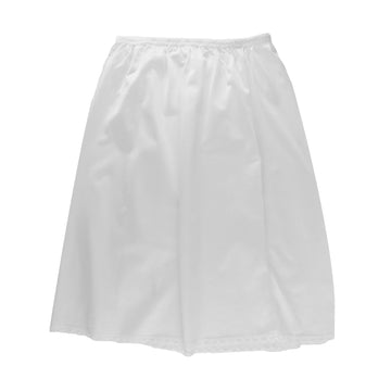 ROSETTE  White Half Slip